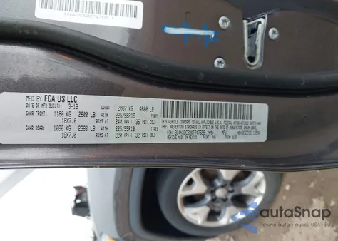 2019 Jeep Compass Limited 4X4 z USA, uszkodzony, nr VIN 3C4NJDCBXKT747585